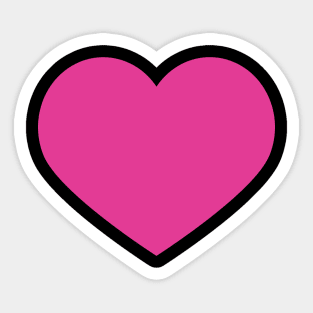 Pink heart Sticker